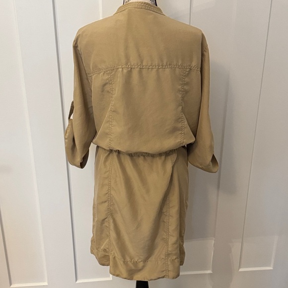 MICHAEL Michael Kors Beige Button-Up Mini Dress - Picture 5 of 7